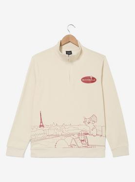 Disney Pixar Ratatouille Paris Quarter Zip Sweatshirt, , hi-res